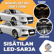 Audi A5 (8T/8F) Sisätilan LED -sarja ;16 -osainen