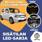 Nissan Cube (Z12) Sisätilan LED -sarja ;7 -osainen