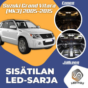 Suzuki Grand Vitara (MK3) Sisätilan LED -sarja ;x11