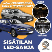 Volvo V70 / XC70 Sisätilan LED -sarja ;20 -osainen