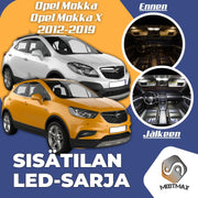 Opel Mokka Sisätilan LED -sarja ;12 -osainen