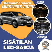 Renault Espace V Sisätilan LED -sarja ;9 -osainen