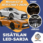 Nissan GT-R (R35) Sisätilan LED -sarja ;10 -osainen