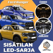 Ford Ranger (T6) Sisätilan LED -sarja ;6 -osainen