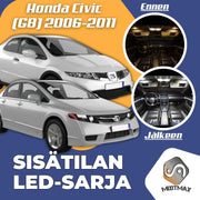 Honda Civic (G8) Sisätilan LED -sarja ;11 -osainen