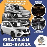 Renault Kangoo Sisätilan LED -sarja ;7 -osainen