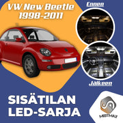 Volkswagen New Beetle Sisätilan LED -sarja ;11 -osainen