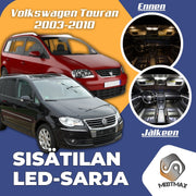 Volkswagen Touran (1T) Sisätilan LED -sarja ;16 -osainen