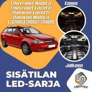 Nubira / Lacetti Sisätilan LED -sarja ;x7