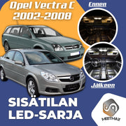 Opel Vectra C Sisätilan LED -sarja ;19 -osainen