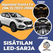 Hyundai Santa Fe (MK3) Sisätilan LED -sarja ;x12