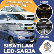 Subaru Impreza (MK2) Sisätilan LED -sarja ;x6