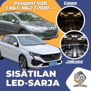 Peugeot 408 Sisätilan LED -sarja ;12 -osainen