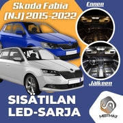 Skoda Fabia (NJ) Sisätilan LED -sarja ;9 -osainen