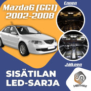 Mazda 6 (GG1) Sisätilan LED -sarja ;16 -osainen