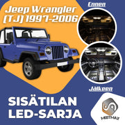 Jeep Wrangler (TJ) Sisätilan LED -sarja ;8 -osainen