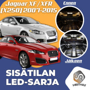 Jaguar XF/XFR Sisätilan LED -sarja ;19 -osainen