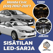 Honda Civic (G9) Sisätilan LED -sarja ;6 -osainen