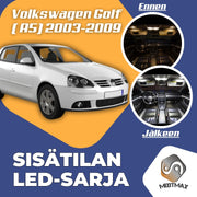 Volkswagen Golf (MK5) Sisätilan LED -sarja ;16 -osainen