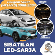 Peugeot 5008 Sisätilan LED -sarja ;15 -osainen