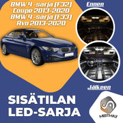 BMW 4 (F32/F33) Sisätilan LED -sarja ;8 -osainen