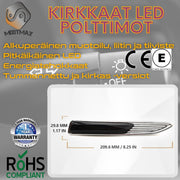 Ford Mondeo (MK4) LED Aaltoefekti Sivuvilkut (2kpl sarja)