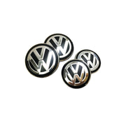 Volkswagen Kromi-Mustat 56mm Vannekeskiöt 6CD 601 171 (4kpl sarja)