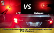 P21/4W (BAZ15D) Jarruvalon LED -Polttimo (1kpl) !!PUNAINEN!!