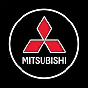 Mitsubishi logolliset projektorivalot oviin ; 2kpl sarja