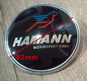BMW Etu- ja takamerkit / Hamann värillinen / 82mm & 74mm