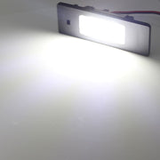 Mini Kirkkaat LED rekisterikilven valot ; 6000K valkoinen luksus sävy (2kpl sarja)